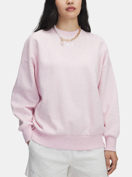 Under Armour Tricou pentru femei Under Armour UA Rival Fleece OS Crew