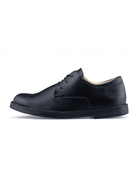 Vasky Femeii piele alunecare pe negru - primăvară / toamnă pantofi Vasky Derby Dark