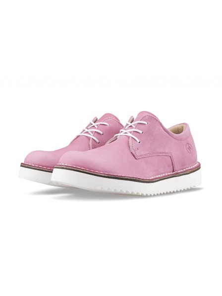 Vasky Cizme din piele pentru femei Pink - Primăvară / Toamnă Vasky Derby Boots
