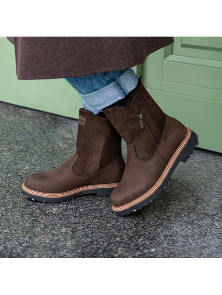 Vasky Adidași din piele pentru femei - maro Vasky Olivia