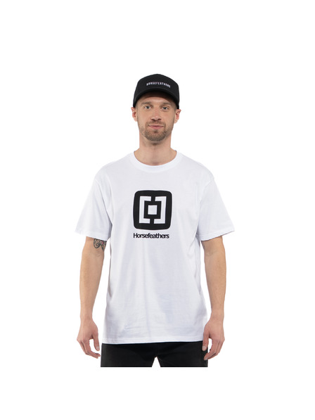 Horsefeathers Tricou Fair - alb HORSEFEATHERS