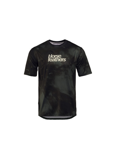 Horsefeathers Tricou de ciclism Quantum - negru gri HORSEFEATHERS