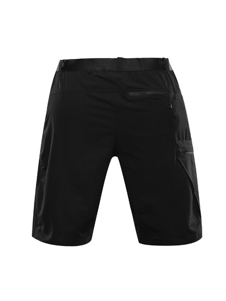 ALPINE PRO Pantaloni scurți pentru bărbați cu uscare rapidă ALPINE PRO ZAMB 3 negru