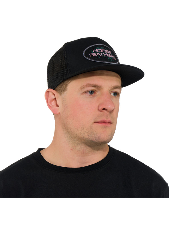 Horsefeathers Șapcă Bunk - negru HORSEFEATHERS