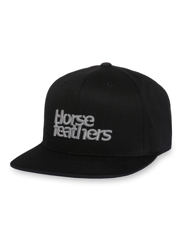 Horsefeathers Șapcă Rise - negru HORSEFEATHERS