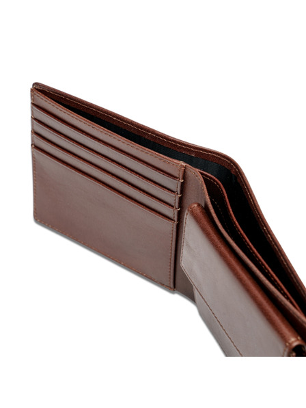 Vasky Vasky Fredy Dark Brown - portofel din piele maro închis - bărbați Producție cehă de la Zlín