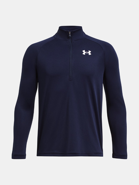 Under Armour Tricou pentru băieți Under Armour UA Tech 2.0 1/2 Zip-BLU