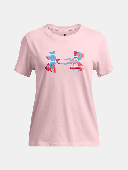 Under Armour Tricou pentru fete Under Armour UA Big Logo UA Fill SS