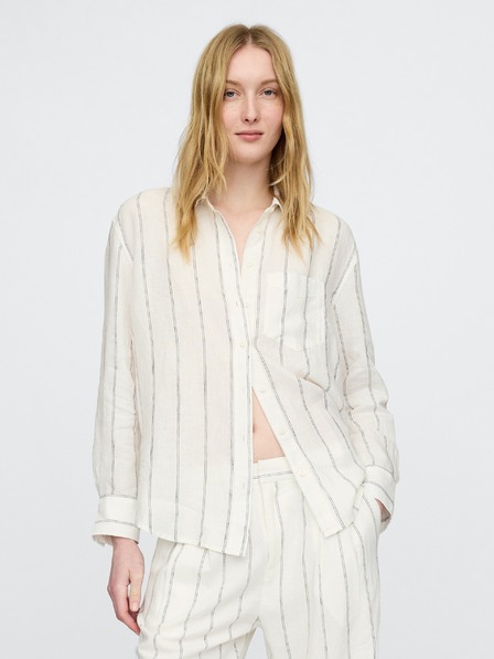 GAP Cămașă oversize din in Big Shirt GAP