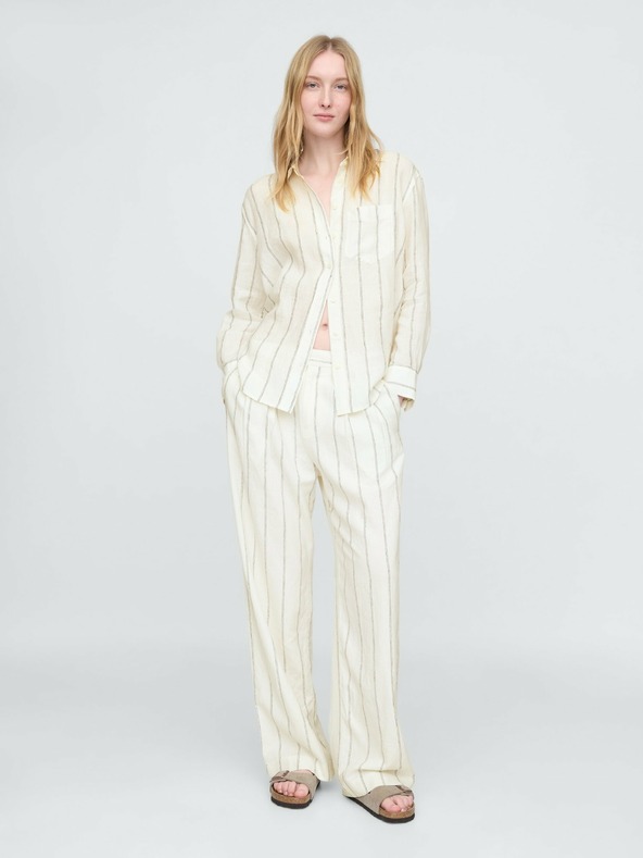 GAP Cămașă oversize din in Big Shirt GAP