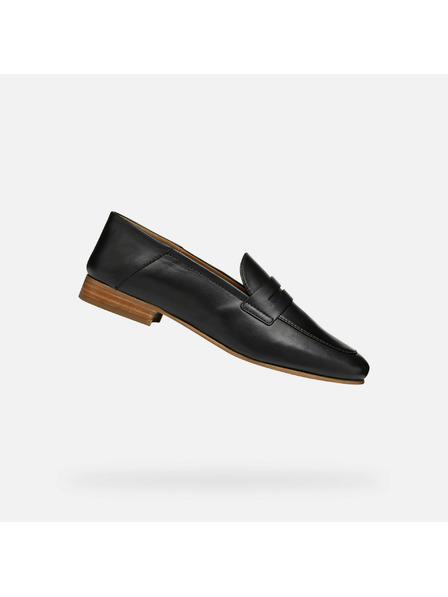 Geox Mocasini negri pentru femei Geox Mantinea