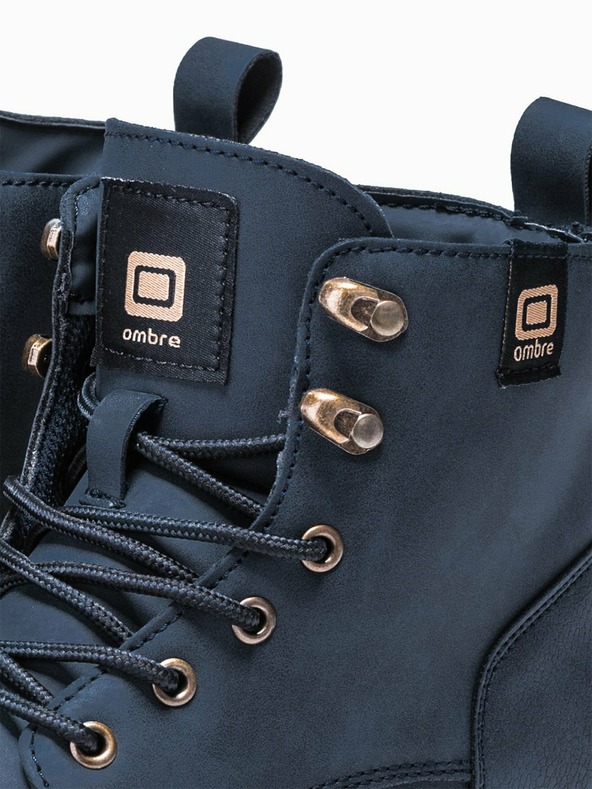 Ombre Clothing Botine de iarnă albastru închis pentru bărbați Ombre Clothing