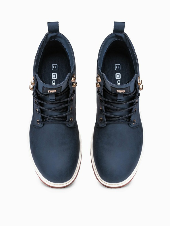 Ombre Clothing Botine de iarnă albastru închis pentru bărbați Ombre Clothing