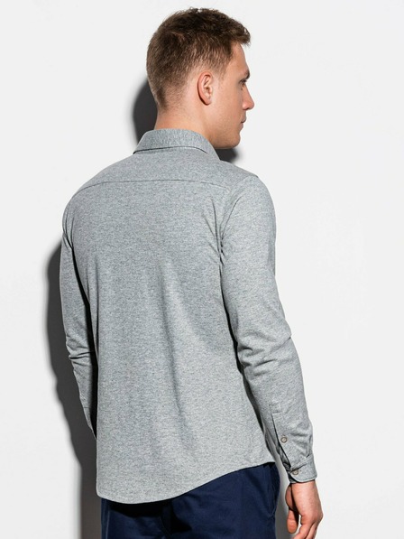 Ombre Clothing Cămașă bărbătească gri K540