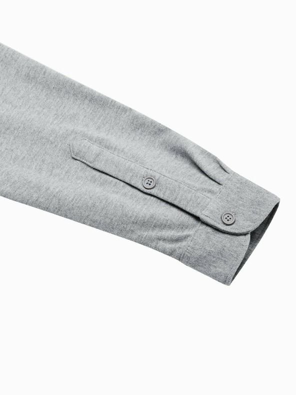 Ombre Clothing Cămașă bărbătească gri K540