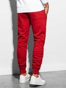 Ombre Clothing Pantaloni de trening de bază roșii pentru bărbați Ombre Clothing