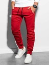 Ombre Clothing Pantaloni de trening de bază roșii pentru bărbați Ombre Clothing