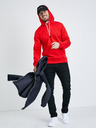 Ombre Clothing Hanorac de bază roșu pentru bărbați Ombre Clothing