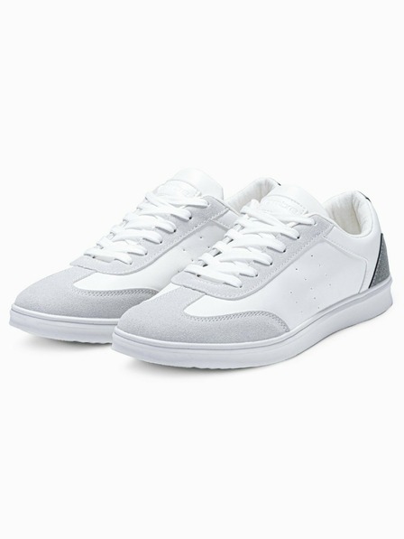 Ombre Clothing Treninguri albe pentru bărbați Ombre Clothing T373