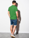 Ombre Clothing Tricou polo basic verde Ombre Clothing pentru bărbați