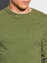 Ombre Clothing Cămașă de bază verde pentru bărbați Ombre Clothing