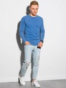 Ombre Clothing Cămașă de bază albastră pentru bărbați Ombre Clothing