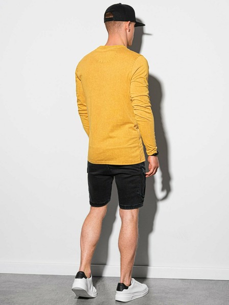 Ombre Clothing Cămașă de bază pentru bărbați muștar Ombre Clothing
