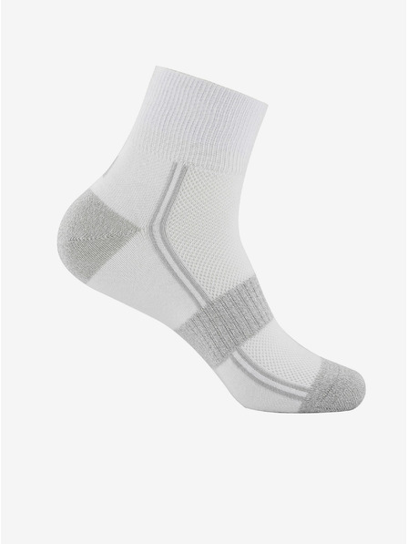 ALPINE PRO Șosete unisex Alpine Pro 3HARE 2 gri și alb
