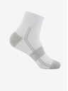 ALPINE PRO Șosete unisex Alpine Pro 3HARE 2 gri și alb
