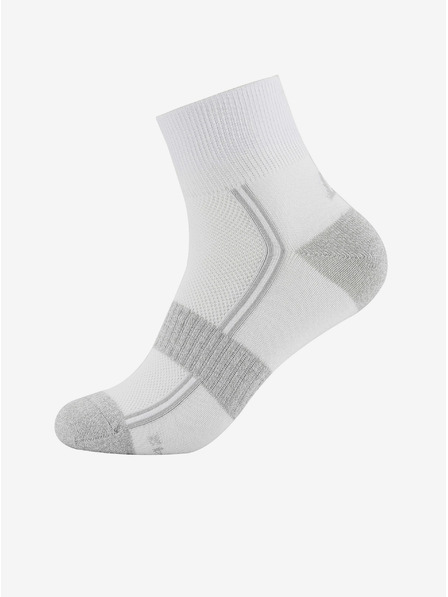 ALPINE PRO Șosete unisex Alpine Pro 3HARE 2 gri și alb