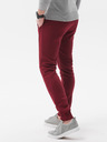 Ombre Clothing Pantaloni de trening basic burgundy pentru bărbați Ombre Clothing