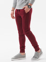 Ombre Clothing Pantaloni de trening basic burgundy pentru bărbați Ombre Clothing