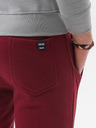 Ombre Clothing Pantaloni de trening basic burgundy pentru bărbați Ombre Clothing
