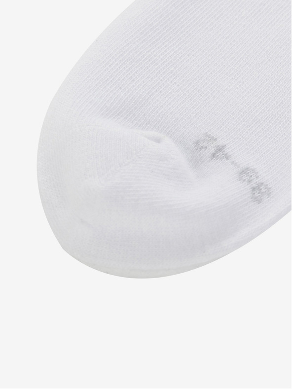 ALPINE PRO Set de trei perechi de șosete unisex în alb ALPINE PRO 3UNICO