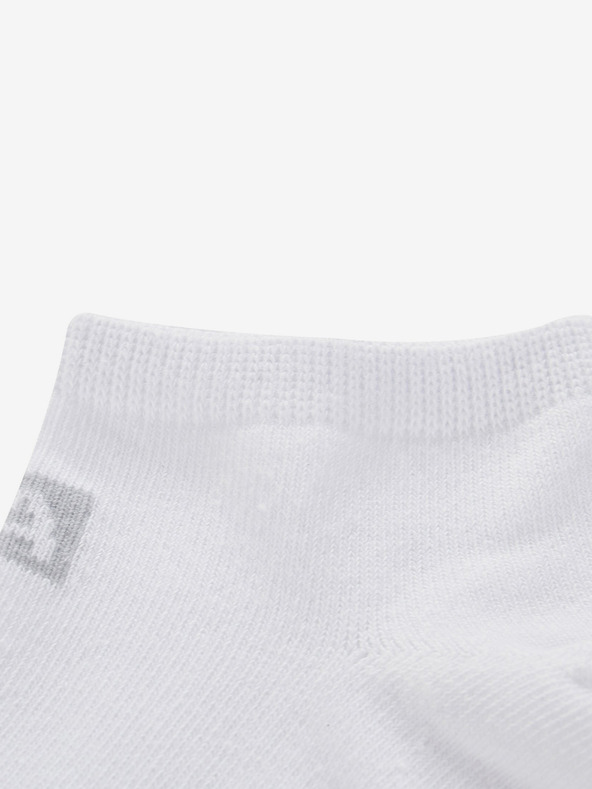 ALPINE PRO Set de trei perechi de șosete unisex în alb ALPINE PRO 3UNICO