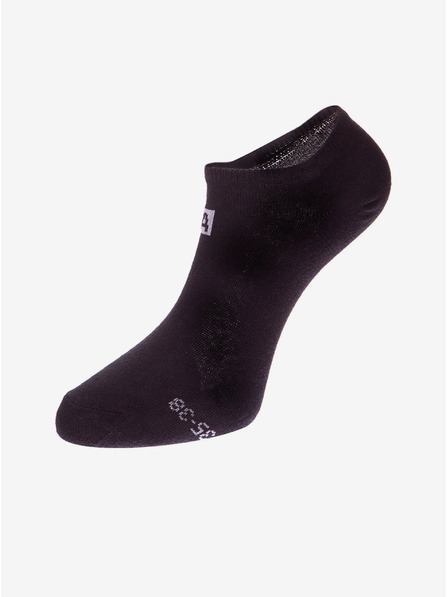 ALPINE PRO Set de trei perechi de șosete unisex de culoare neagră ALPINE PRO 3UNICO