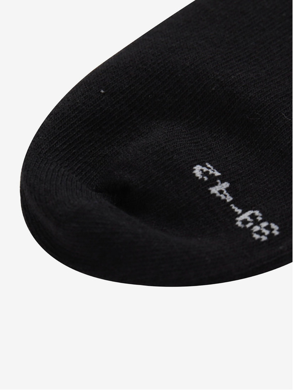 ALPINE PRO Set de trei perechi de șosete unisex de culoare neagră ALPINE PRO 3UNICO