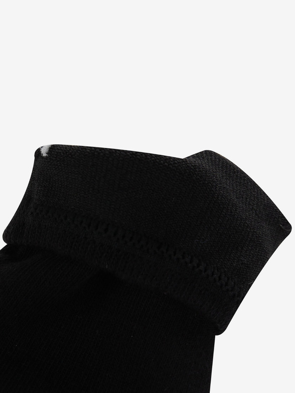 ALPINE PRO Set de trei perechi de șosete unisex de culoare neagră ALPINE PRO 3UNICO