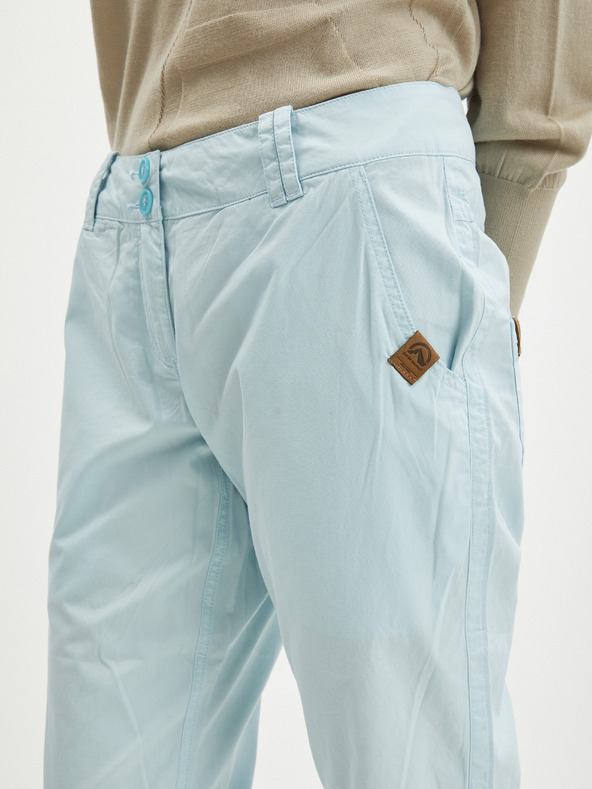 Northfinder Pantaloni trei sferturi albastru deschis pentru femei Northfinder Ewelyna