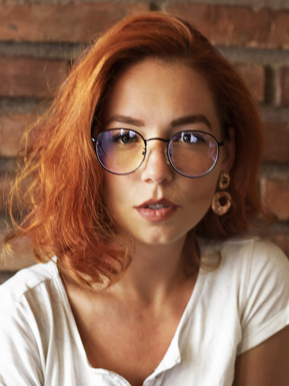 VEYREY VeyRey Ochelari Blue Light Blocking Oval Doiley Negru