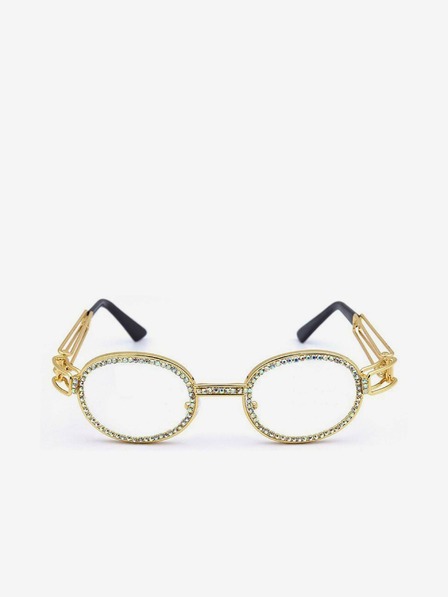 VEYREY VeyRey Clear Glasses Oval Clair Gold