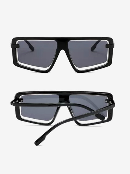 VEYREY Ochelari de soare unisex negru VeyRey Oversize Jonas