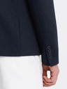 Ombre Clothing Jachetă pentru bărbați albastru închis cu buzunare Ombre Clothing