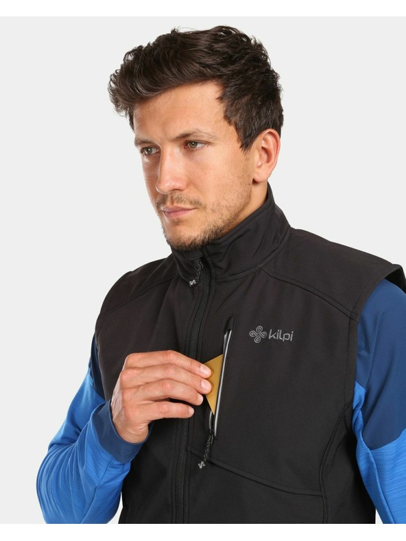 Kilpi Vestă Softshell pentru bărbați Kilpi SOIL-M Negru
