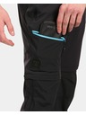 Kilpi Pantaloni de exterior detașabili pentru bărbați Kilpi HOSIO-M Negru