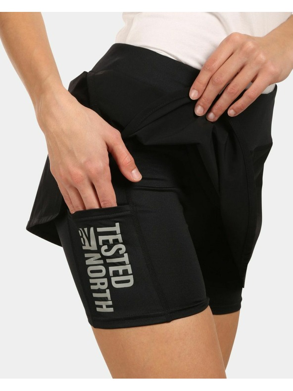 Kilpi Fustă de alergare pentru femei Kilpi TITICACA-W Negru