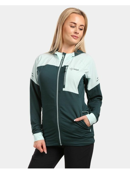 Kilpi Hanorac elastic pentru femei Kilpi MEMPHIS-W Verde închis