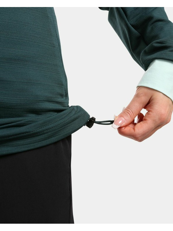 Kilpi Hanorac elastic pentru femei Kilpi MEMPHIS-W Verde închis