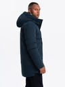 Ombre Clothing Jachetă lungă de iarnă pentru bărbați Ombre Clothing