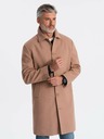Ombre Clothing Palton bărbătesc single-breasted cu guler și pardesiu Îmbrăcăminte Ombre